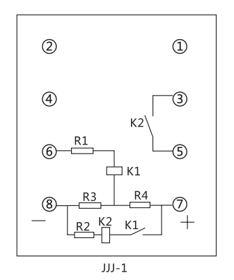 JJJ-1內(nèi)部接線(xiàn)及外引接線(xiàn)圖